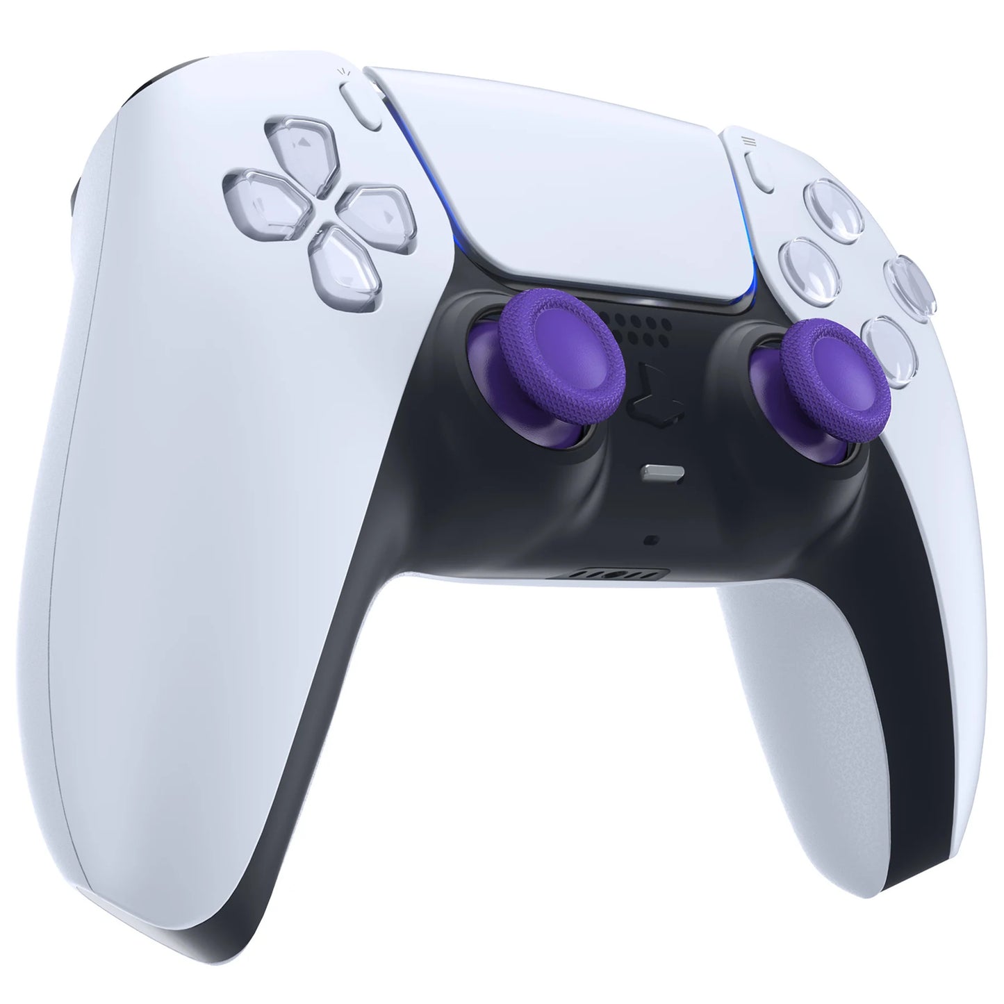 eXtremeRate Replacement Thumbsticks Button Analog Stick Joystick for ps5 for ps4 All Model - White Red Black Purple