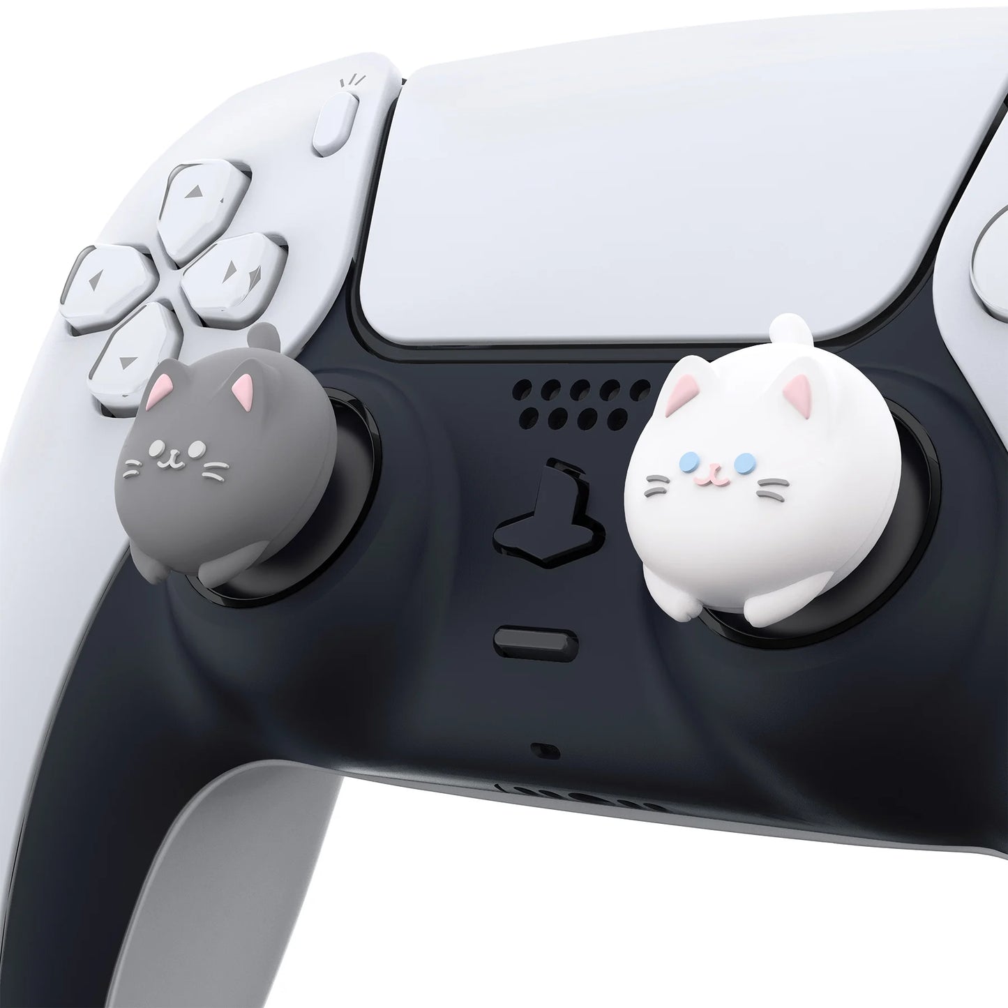 PlayVital Cute Thumb Grips Joystick Caps Thumbstick Cover for ps5/4, for Xbox Series X/S & Xbox One, for Switch Pro Controller