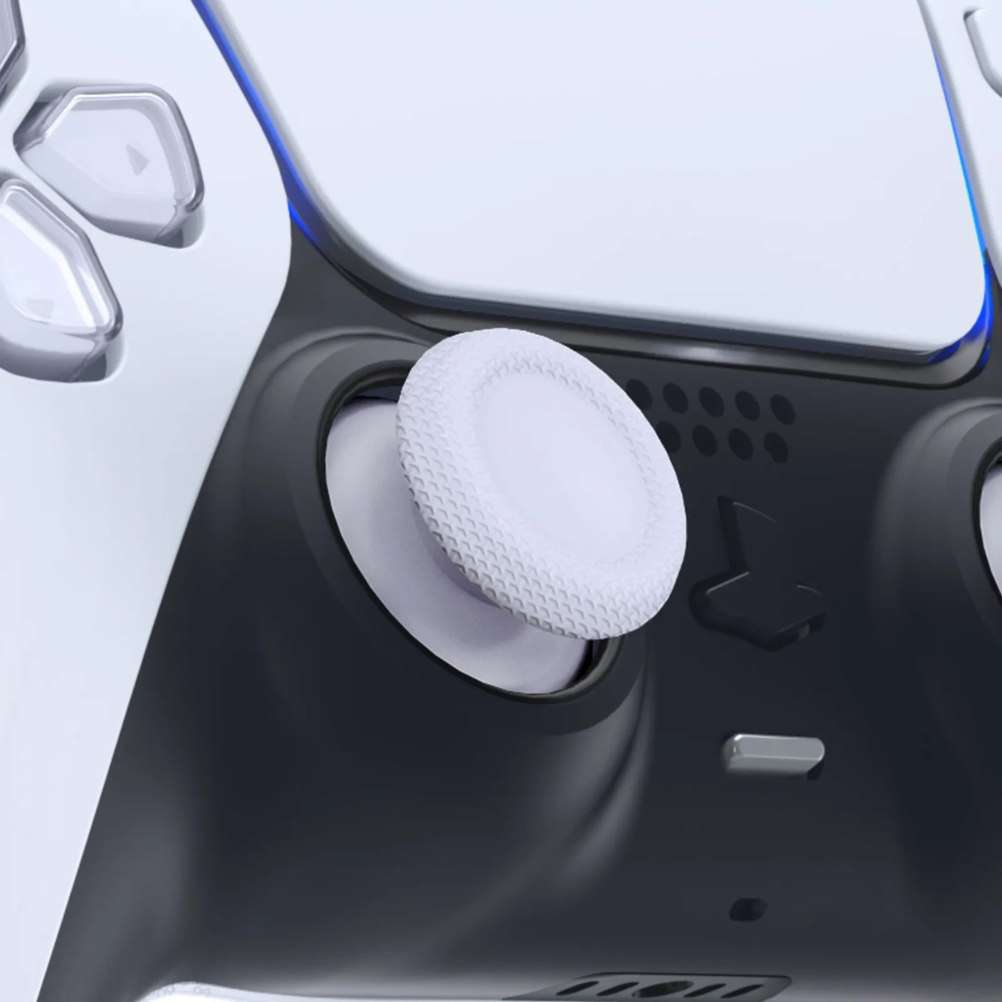 eXtremeRate Replacement Thumbsticks Button Analog Stick Joystick for ps5 for ps4 All Model - White Red Black Purple