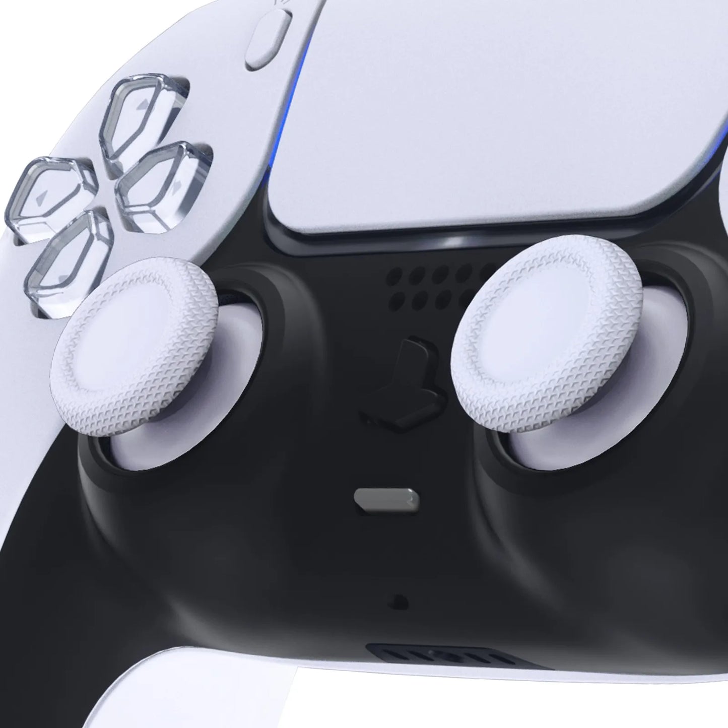 eXtremeRate Replacement Thumbsticks Button Analog Stick Joystick for ps5 for ps4 All Model - White Red Black Purple