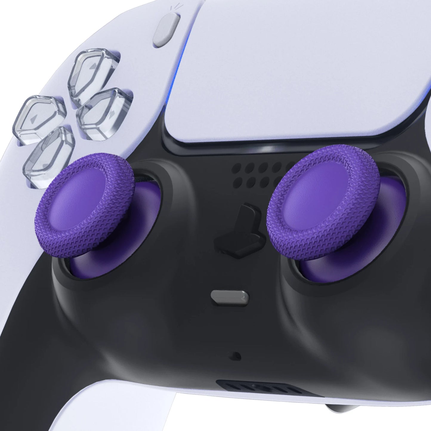 eXtremeRate Replacement Thumbsticks Button Analog Stick Joystick for ps5 for ps4 All Model - White Red Black Purple