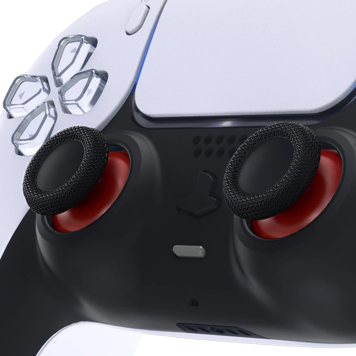 eXtremeRate Replacement Thumbsticks Button Analog Stick Joystick for ps5 for ps4 All Model - White Red Black Purple