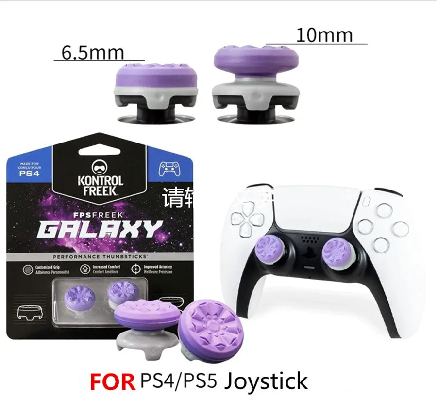 Freek Galaxy FPS For PS4 High-Rise Analog Stick PS5 Joystick Controller Performance Command Stick Game Silicone Cap