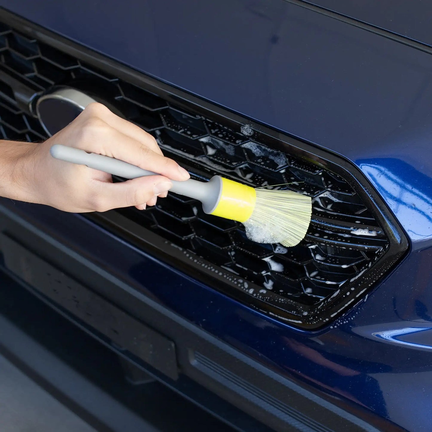 Car Detailing Brush for Interior and Exterior, 2 Piece Set