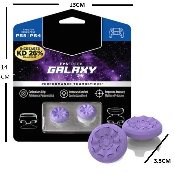 Freek Galaxy FPS For PS4 High-Rise Analog Stick PS5 Joystick Controller Performance Command Stick Game Silicone Cap