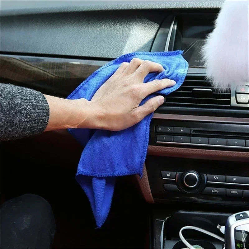 20pcs/Lot 30x30cm Car Cleaning Towel Microfiber Home Window Beauty Salon Barber Shop Car Care Polishing Auto Washing Soft Cloths