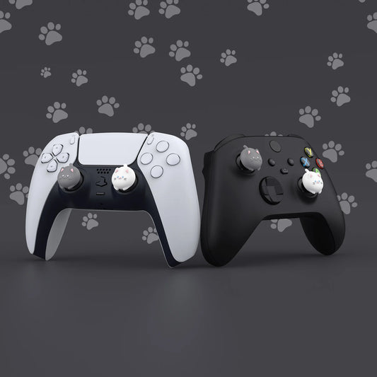PlayVital Cute Thumb Grips Joystick Caps Thumbstick Cover for ps5/4, for Xbox Series X/S & Xbox One, for Switch Pro Controller