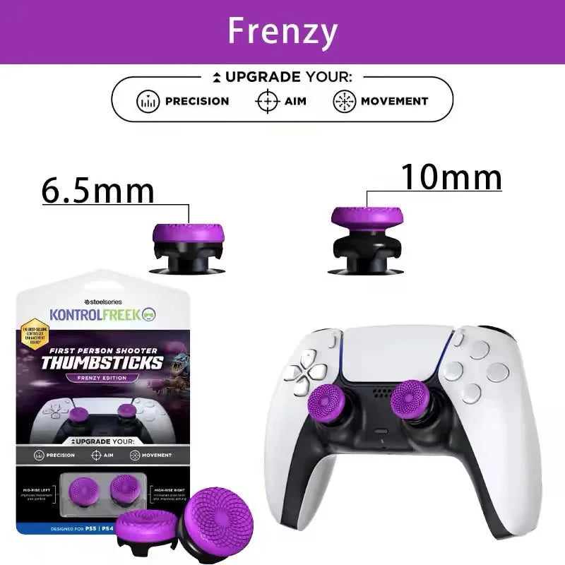 Freek Galaxy FPS For PS4 High-Rise Analog Stick PS5 Joystick Controller Performance Command Stick Game Silicone Cap