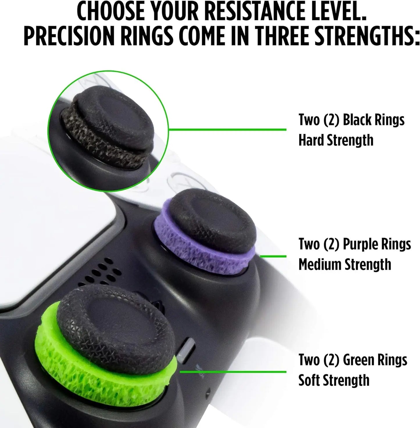 Freek Galaxy FPS For PS4 High-Rise Analog Stick PS5 Joystick Controller Performance Command Stick Game Silicone Cap