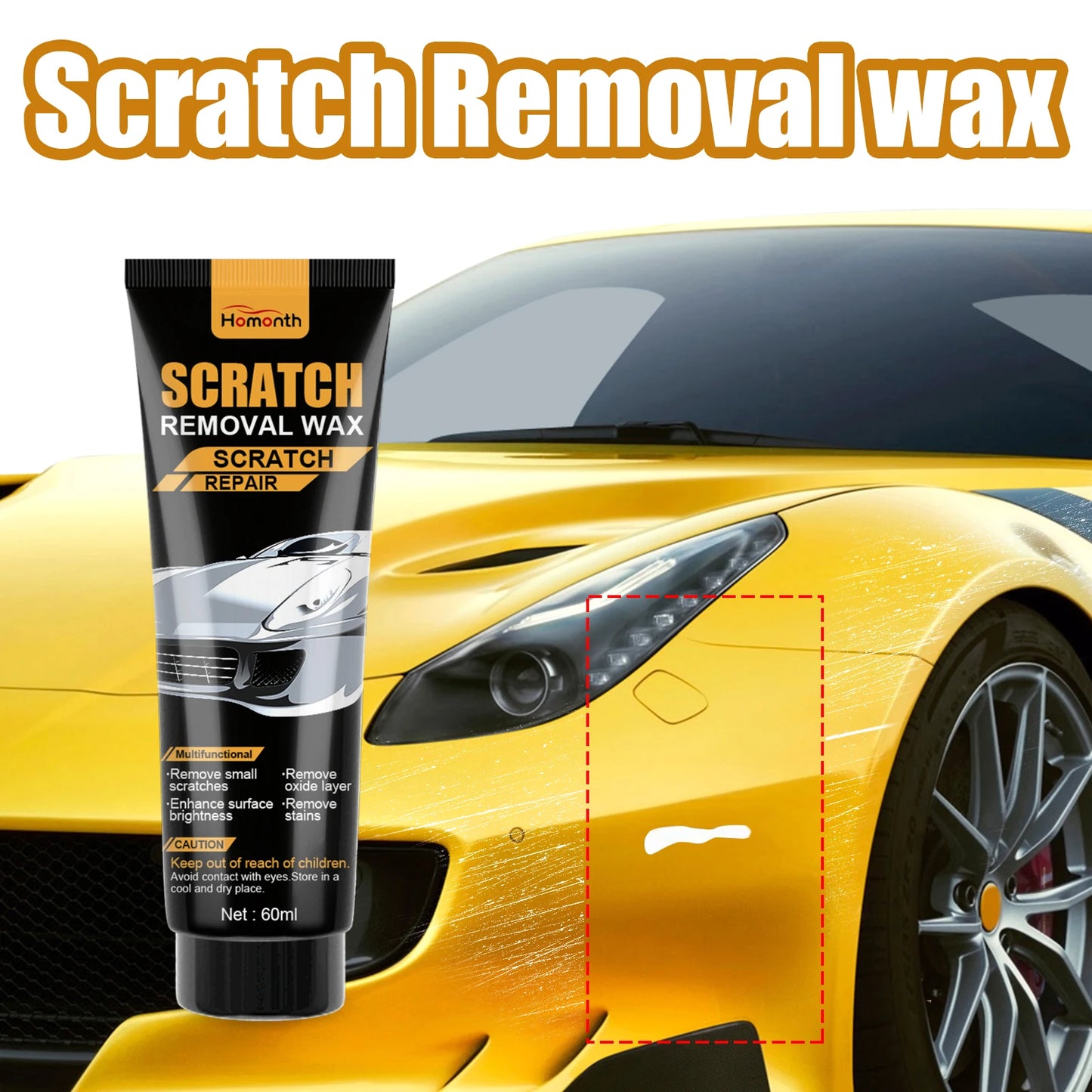 Wholesale Car Scratch Removal Wax 60ml Car Paint Fine Marks Polishing Coating Scratch Remove Marks Reconditioning Repair Cream