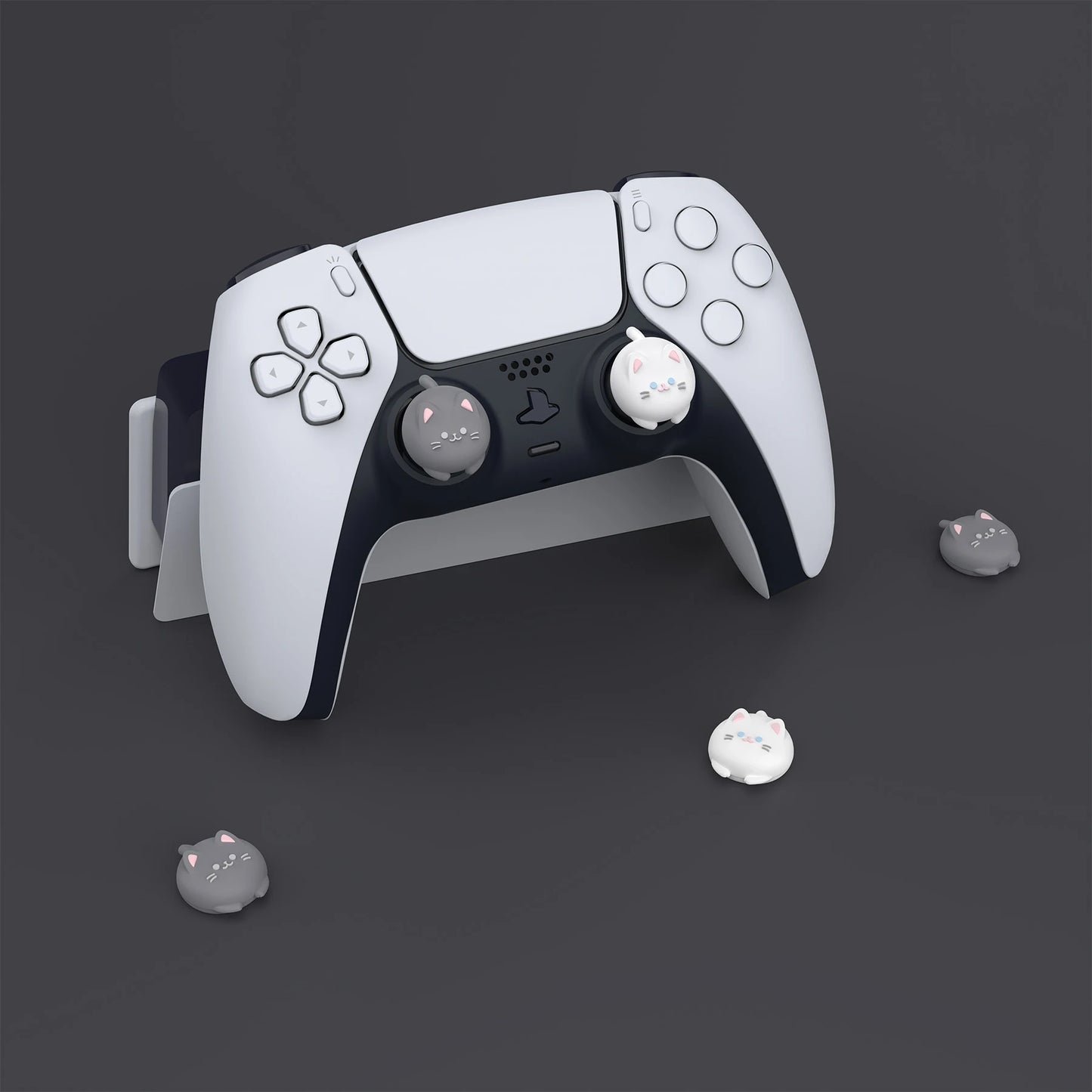 PlayVital Cute Thumb Grips Joystick Caps Thumbstick Cover for ps5/4, for Xbox Series X/S & Xbox One, for Switch Pro Controller